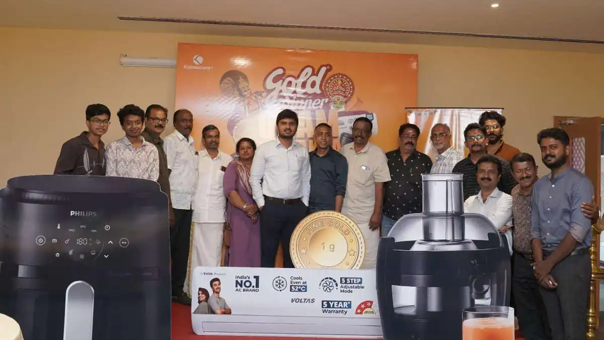 Kaleesuwari Celebrates Retailer Partnerships at Gold Winner Onam Damaka Sale Lucky Draw Event