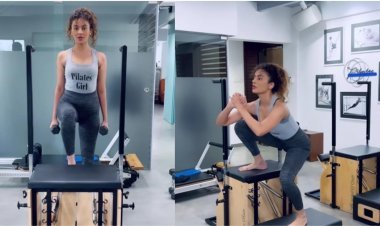 Seerat Kapoor will leave you in laughter with her funny caption post her hardcore Pilates Workout