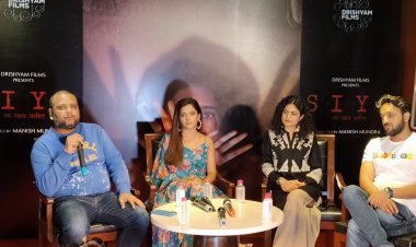 Vineet Kumar Singh, Manish Mundra and Pooja Pandey arrive in Jaipur to promote 'Siya'