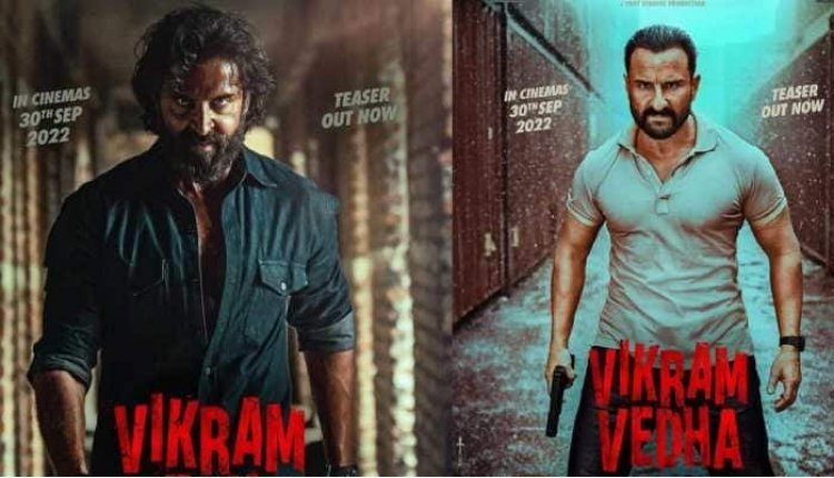 Vikram Vedha advance bookings: Hrithik Roshan-Saif Ali Khan’s actioner starts pre-booking tickets in 1250 multiplexes