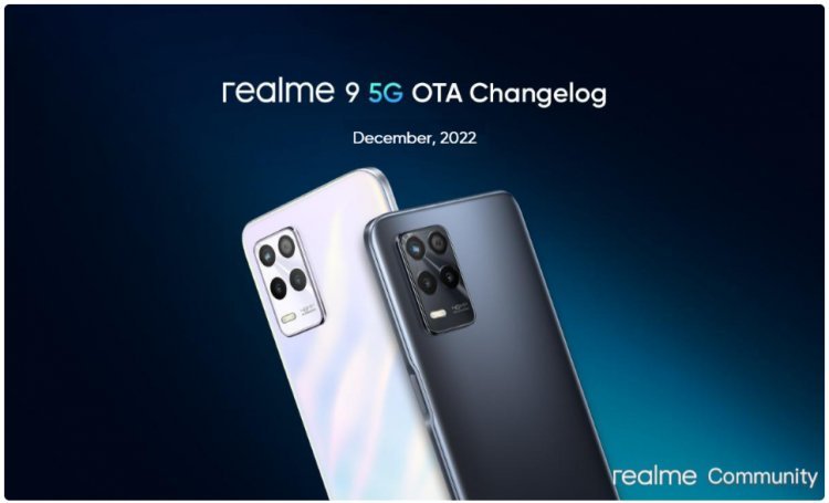 realme 9 5G receive a new OTA Changelog update for December 2022