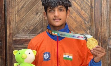 Gold Medallist Athlete Avinash Kumar Bharti wins the hearts of millions and receives respect & honor from his native place!