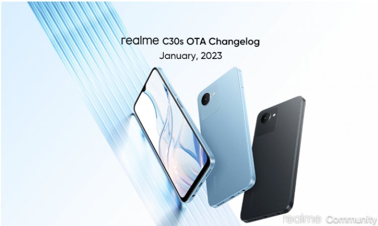realme C30s receive a new OTA Changelog update for January 2023