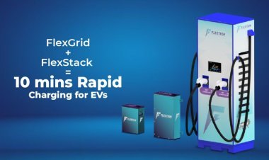 Charge EVs in 10 min with Flextron’s FlexGrid, India’s first Battery Integrated DC charger and the rapid charging battery pack, FlexStack