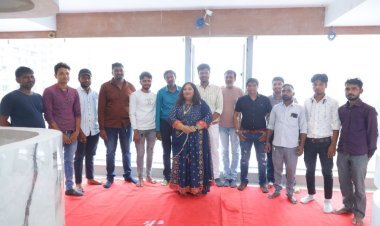 Labour who built the hospital were made VIPs to Inaugurate the Prish Multi Specialty Hospital, Surat