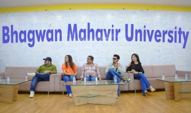 Gujarati Film Sensation Siddharth Randeria and Hu ane Tu Full Star Cast Ignites Bhagwan Mahavir University