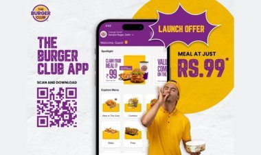 Introducing The Burger Club App: Enjoy Delicious Meals for Just Rs. 99