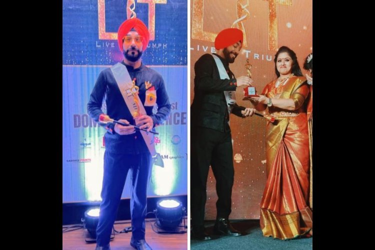 Former Air Force officer Jaswinder Singh crowned as Mr Haryana- LIT 2023