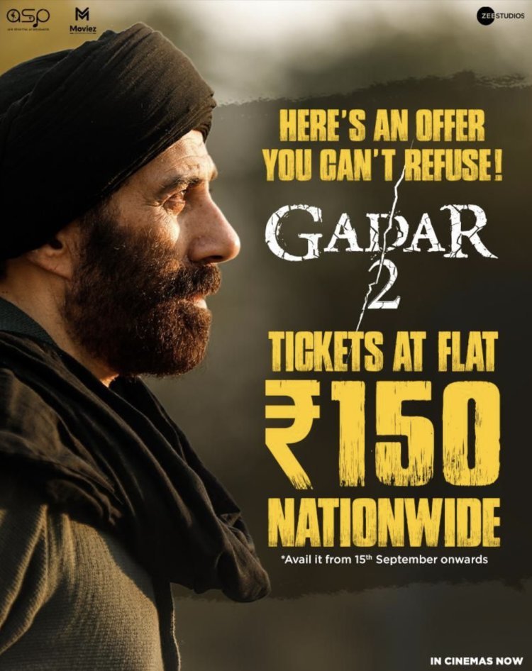 Such an opportunity will not come again, 'Gadar 2' ticket prices halved, you can watch the film for just this many rupees