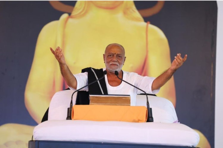 Morari Bapu names Ram Katha in Delhi 'Manas Bharat'
