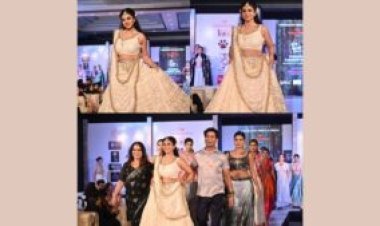 Chandni Devgan as showstopper for Vastram at Dehradun Fashion Week & Lifestyle Show 2023