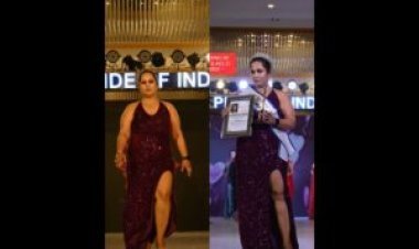 Pratima Bhardwaj Won the title of Mrs. Rajasthan G2 in the Pride of India 2023 competition organized by DK Pageant