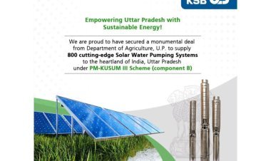 KSB Limited secures prestigious LOA for Solar Water Pumping Systems Under PM-KUSUM III Scheme