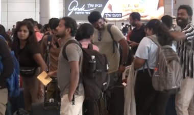 Tamil Nadu: Eight Tamil citizens return home from battlefield Israel, welcomed by District Collector at Madurai Airport