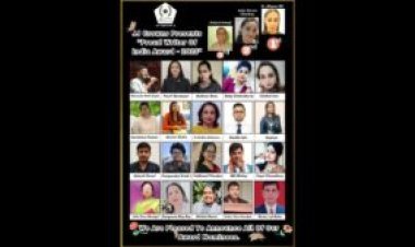 JJ Crowns Selected Outstanding Writing Personality For Proud Writer Of India Award – 2023