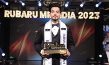Aryman Raj won the title of Mr. India East in Rubru Mr. India show 2023
