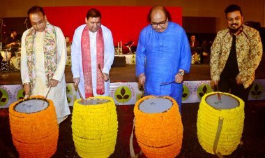 Chaltabagan Durga Puja festivities take off amid dance and drum beats