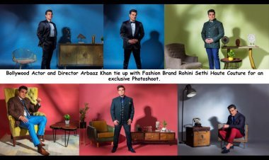 Bollywood Actor and Director Arbaaz Khan tie up with Fashion Brand Rohini Sethi Haute Couture for an exclusive Photoshoot