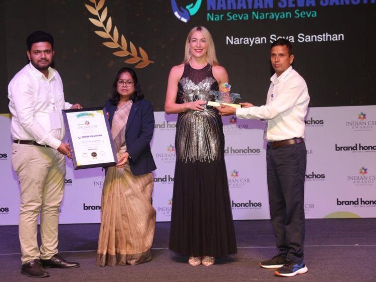 Narayan Seva Sansthan Honored as One of India’s ‘Top 20 NGOs of the Year 2023’