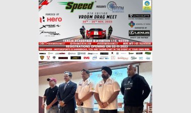 Speed Presents Vroom Drag Meet 9th Edition, Powered by Hero MotoCorp and Electric Performance Partner Ultraviolette