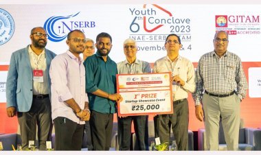 GITAM hosts 6th INAE-SERB Youth Conclave 2023; Accumitt takes home Winner’s Trophy at Flagship Ideathon