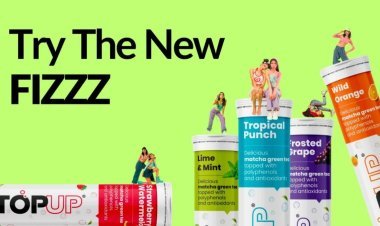 Sip, Fizz, Refresh: Green Tea Revolution with TopUp!