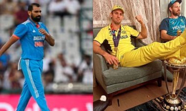 Mohammed Shami got angry after seeing the picture of Mitchell Marsh's feet on the World Cup trophy, said this in anger