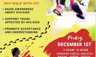 WALKATHON ON 1 DECEMBER TO SPREAD AWARENESS ABOUT HIV AND AIDS