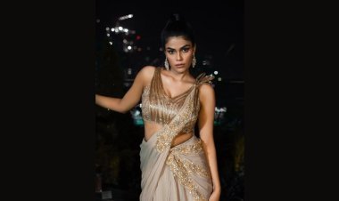 Actress Anjali Sharma graced the ramp at the Bombay Times Fashion Week, with exquisite designs of the renowned fashion designer, Archana Kochar