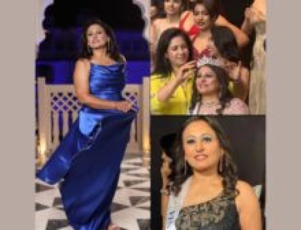 Actor and Model Gurpreet Kaur Chandhok Won the title of 'Timeless Beauty' in 'Queen Of The World, India' Beauty Pageant 2023