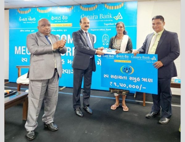 Canara Bank’s Executive Director Galvanizes MSMEs and Empowers Women at Mega Credit Outreach Camp in Surat