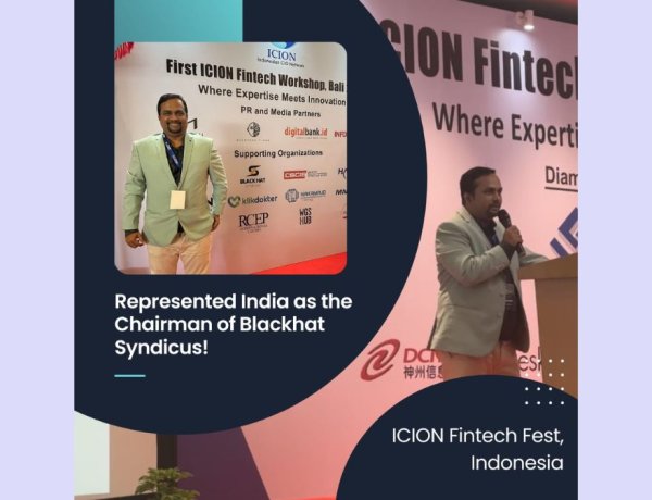Sachin Salunkhe Leads India’s Pioneering Role in Global Fintech Evolution at ICION Fest