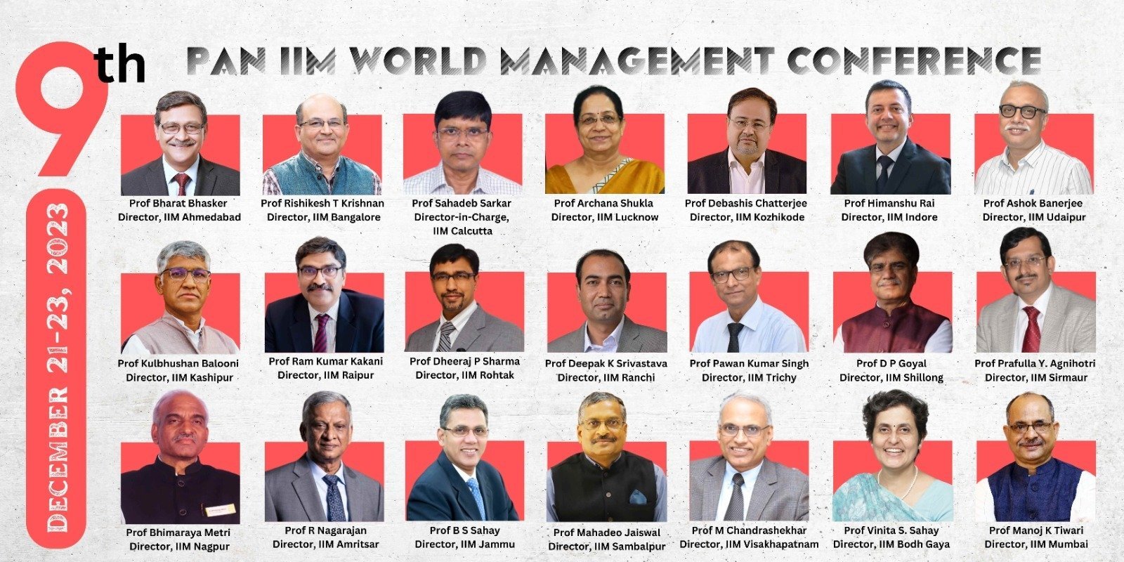 Directors of all 21 IIMs to Converge at IIM Sambalpur for 9th PAN IIM World Management Conference