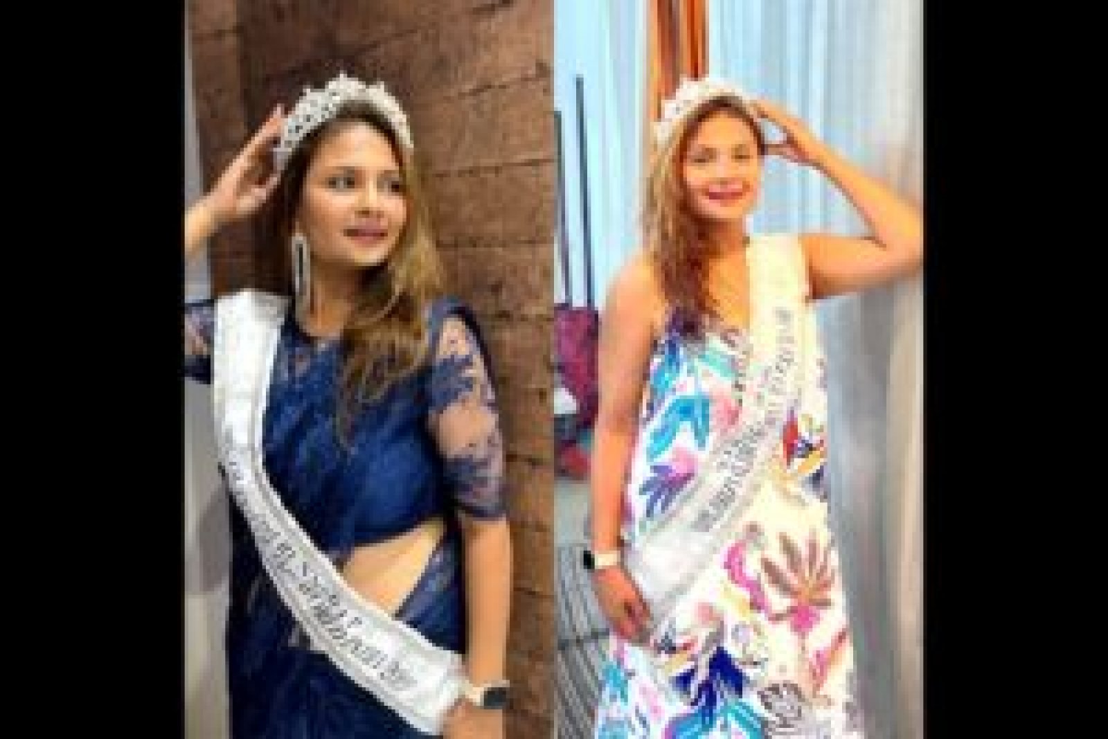 Chaitali Jagani Won the title of second runner up In Queen Of the World Beauty Peagent 2023