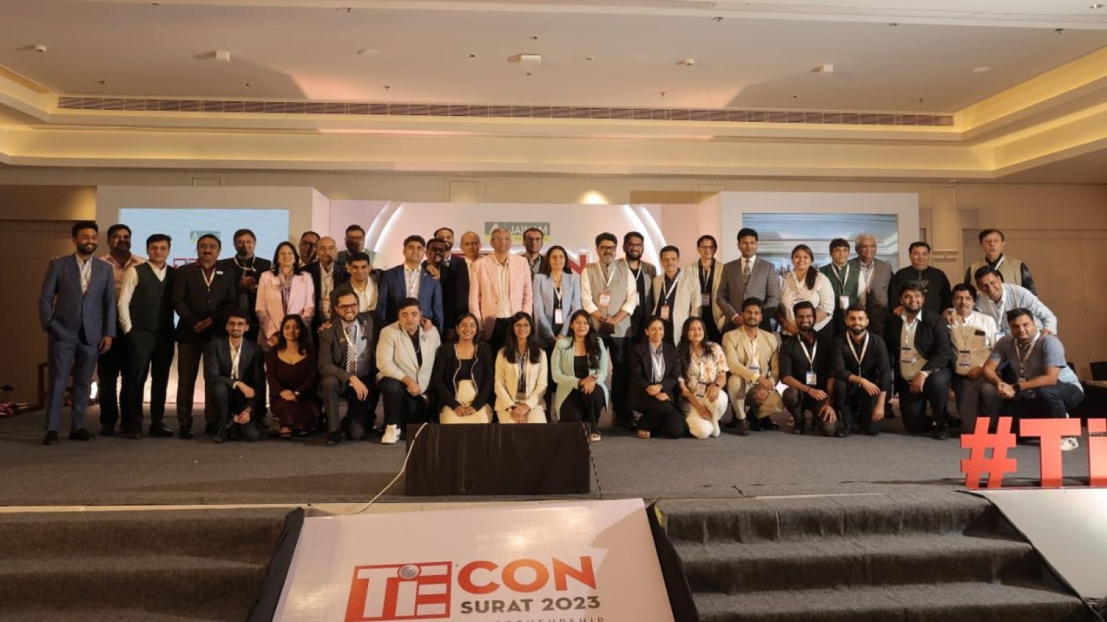 The 2nd edition of TiECon Surat was held on December 15-16, 2023 at Marriott Hotel, Surat