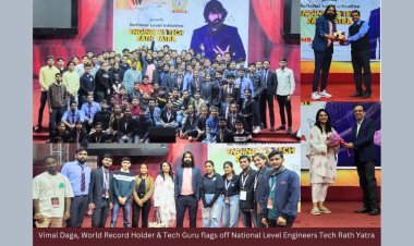 World record holder Vimal Daga flags off 'Engineers Tech Rath Yatra'