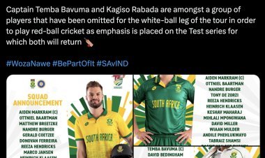South African team announced for T20, ODI and Test series against India