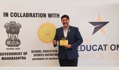 Star Education Award 2023 was bestowed to Dr.Dinesh Sabnis by ESFE in Collaboration with School Education & Sports Department, Government of Maharashtra