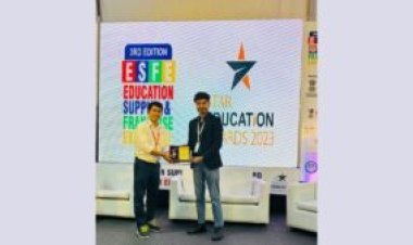 Surat’s Academic Luminary, Meet Zaveri, Receives Coveted 'Best Lecturer and Speaker' Award at ESFE 2023 in Mumbai