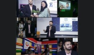 Journalist Ali Abbas Naqvi became Chief Guest at Mahavir School and Galgotias University, honoured at Sarva Dharma Sammad Award