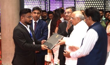 Gujarat CM Bhupendra Patel awards Space Allotment to IG Drones in iHub Complex