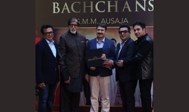 Amitabh Bachchan launches SMM Ausaja’s Om Books International’s The Bachchans: A Saga of Excellence Unveiling