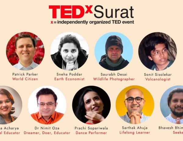 Ninth edition of TEDxSurat to take place at Sanjeev Kumar Auditorium on December 17