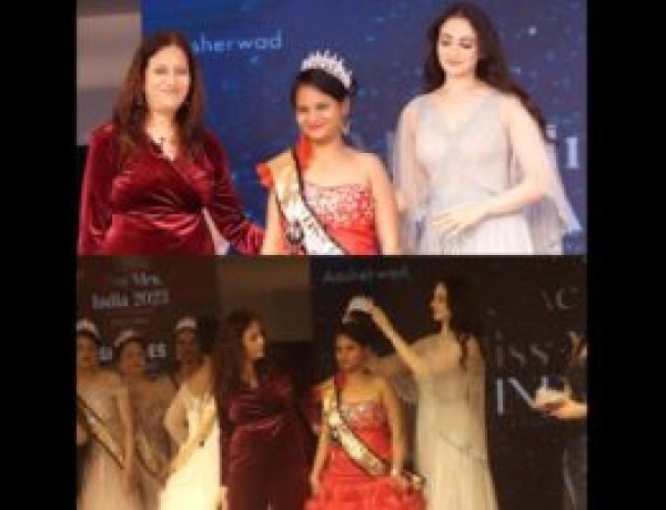 Ritu Saini  Wonthe title of Beautiful Body  in Miss and Mrs. India International Woman of Substance Beauty Pegeant 2023