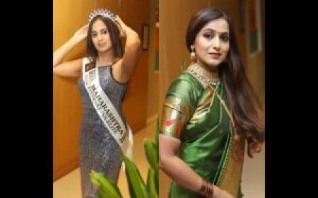 Harsha Chauhan won the title of Fitness Diva in Mrs. Maharashtra Beauty Pageant by Diva pageant