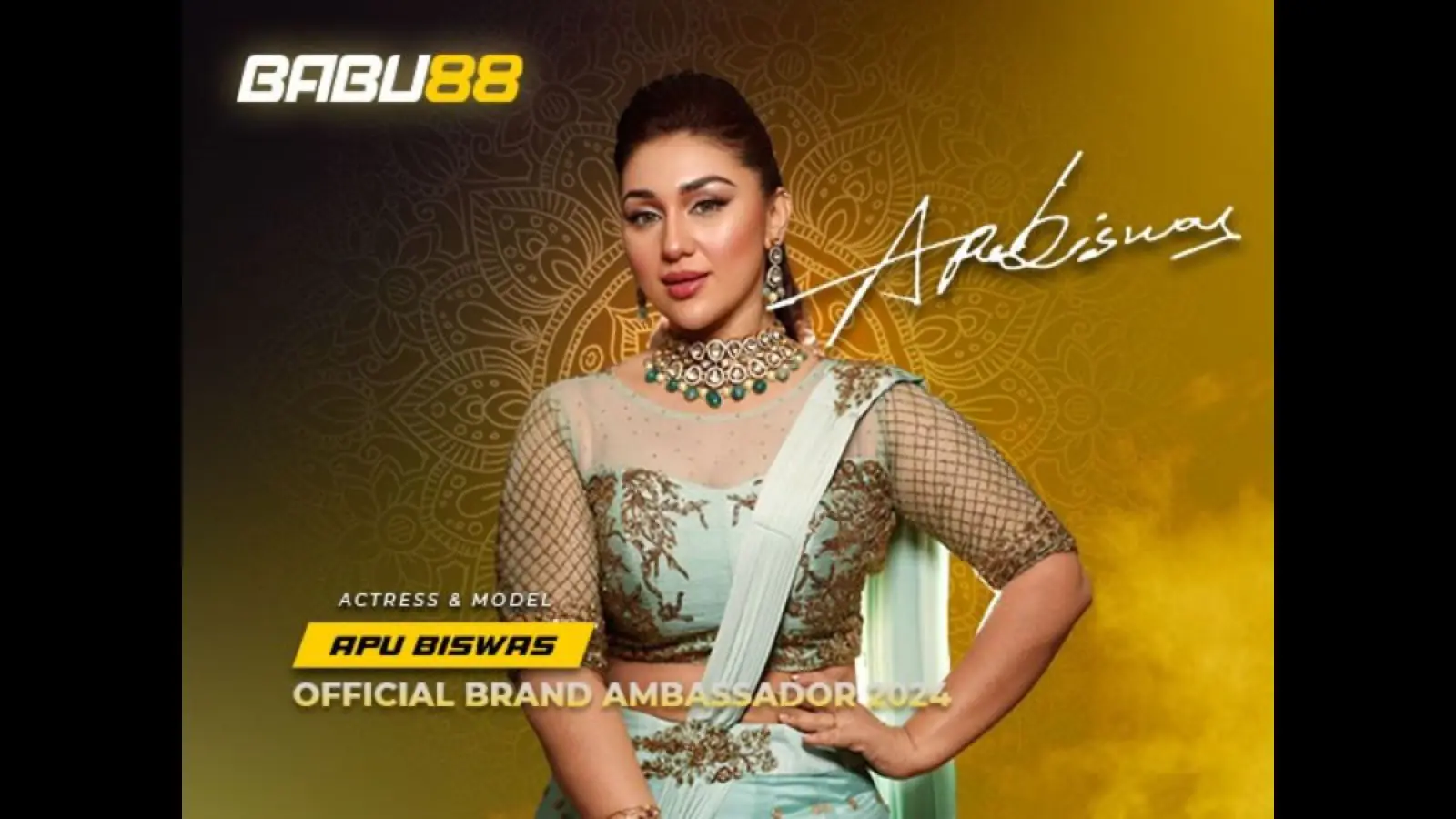 BABU88 Proudly Announced Sponsorship Partnership with Acclaimed Actress Apu Biswas