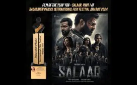 'Salaar: Part 1' Clinches ‘Film of the Year’ at Dadasaheb Phalke International Film Festival Awards 2024