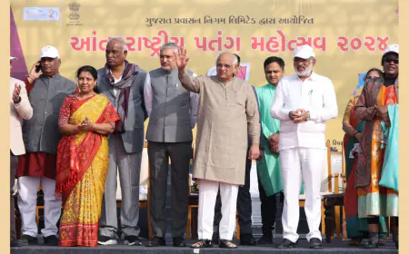 CM Bhupendra Patel inaugurates International Kite Festival – 2024 in Ahmedabad