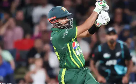 Pakistan lost despite Babar Azam's stormy half-century, New Zealand won the match by 21 runs, Adam Milne took four wickets