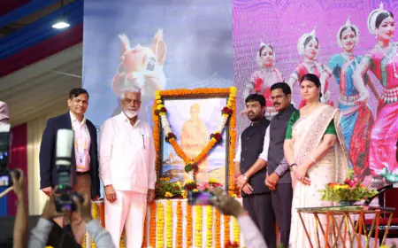 The closing ceremony of the 27th National Youth Festival 2024 concluded with a vibrant program